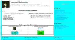 Desktop Screenshot of conceptualmath.org