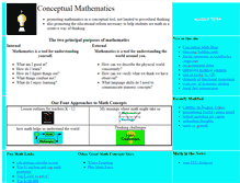 Tablet Screenshot of conceptualmath.org